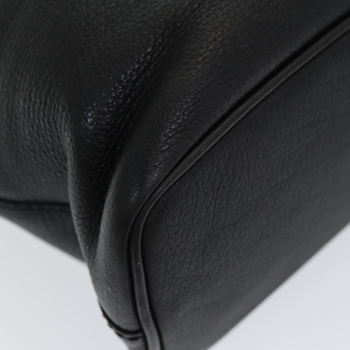 Burberry Vintage Handbag Leather, BLACK, LEATHER, Handbag