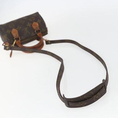 Louis Vuitton Speedy Mini HL Handbag Monogram Canvas, BROWN, CANVAS, Handbag