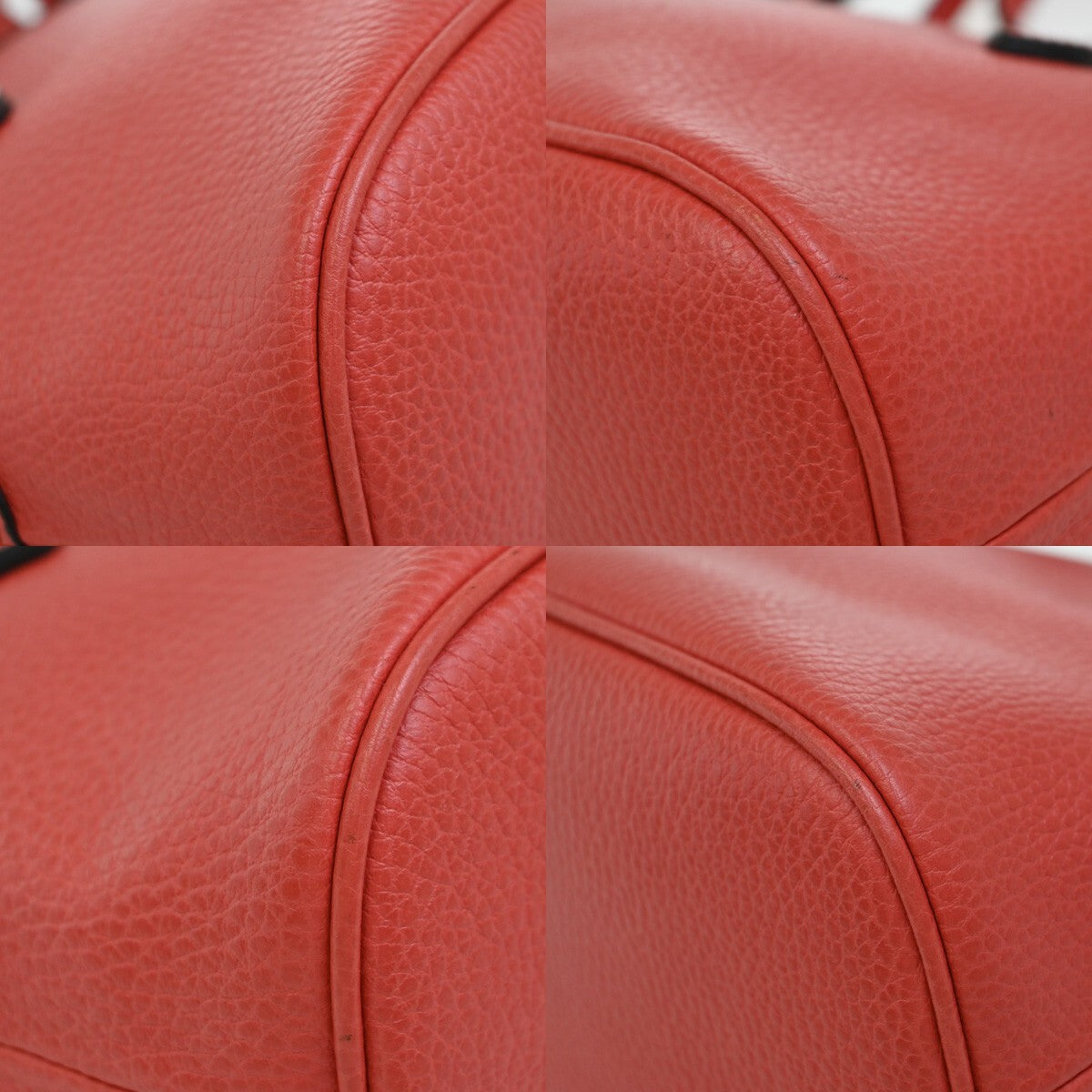 Gucci Web Convertible Dome Satchel Leather, RED, LEATHER, Handbag