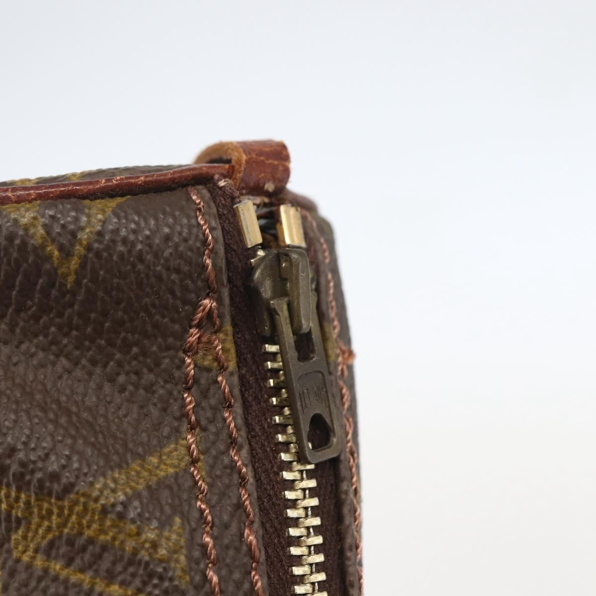 Louis Vuitton Papillon Pochette Monogram Canvas, BROWN, CANVAS, Clutche & pouche