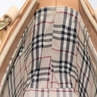 Burberry Vintage Handbag Leather, BEIGE, LEATHER, Handbag