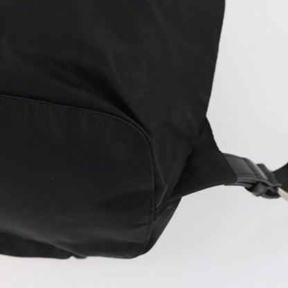 Prada Front Pocket Backpack Tessuto, BLACK, NYLON, Backpack
