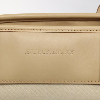 Burberry Nova Check Tote Canvas and Leather, BEIGE, CANVAS, Tote bag
