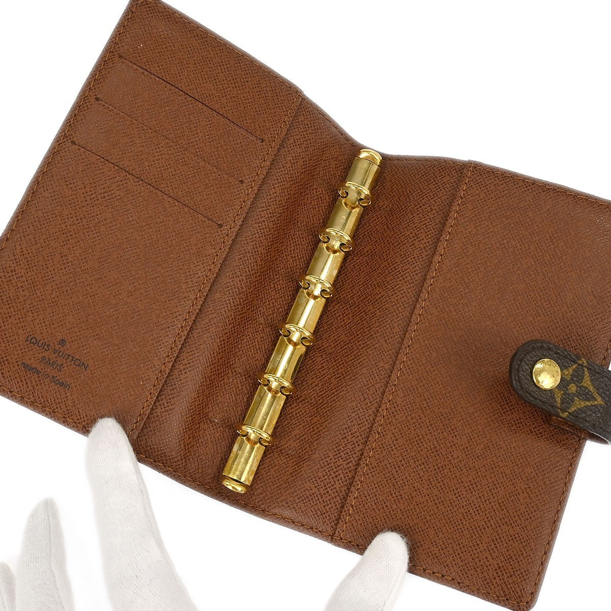 Louis Vuitton Agenda Cover Monogram Panda, BROWN, CANVAS, Wallets