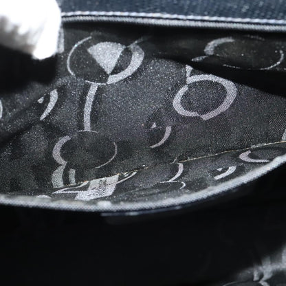 Salvatore Ferragamo Vintage Vara Bow Tote Lizard Embossed Leather, NAVY, LEATHER, Tote bag