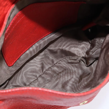 Chloe Lily Shoulder bag Leather, RED, LEATHER, Shoulder bag