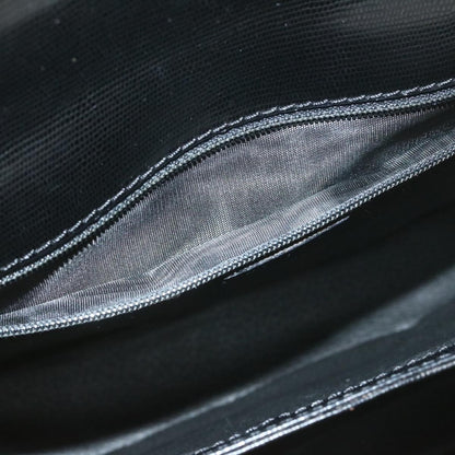 Celine Circle Logo Handbag Leather, BLACK, LEATHER, Handbag