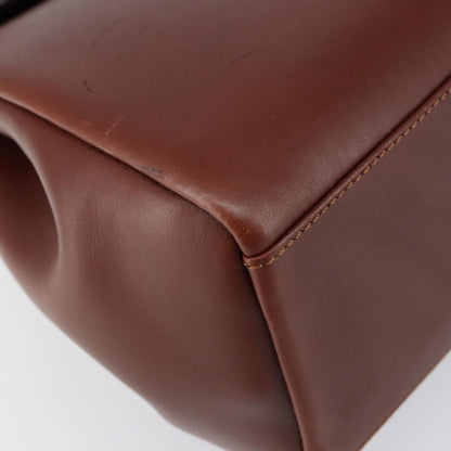 Salvatore Ferragamo Vintage Top handle handbag Leather, BROWN, LEATHER, Handbag