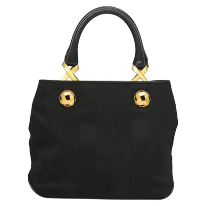 Salvatore Ferragamo Vintage Handbag Nylon, BLACK, NYLON, Handbag
