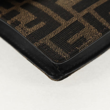 Fendi Baguette Convertible Belt Bag Zucca canvas, BLACK, CANVAS, Shoulder bag