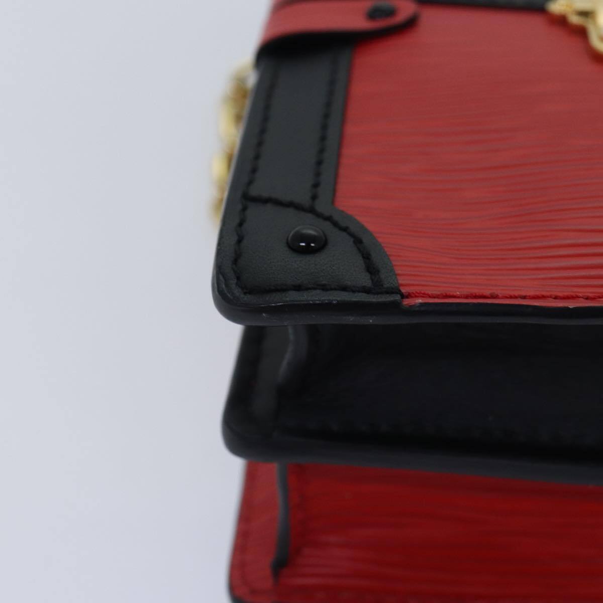 Louis Vuitton Trunk Clutch Epi Leather, RED, LEATHER, Clutche & pouche