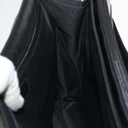 Versace Messenger Bag Leather, BLACK, LEATHER, Shoulder bag