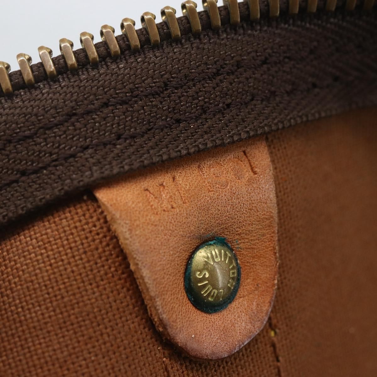 Louis Vuitton Keepall Bag Monogram Canvas, BROWN, CANVAS, Travel bag