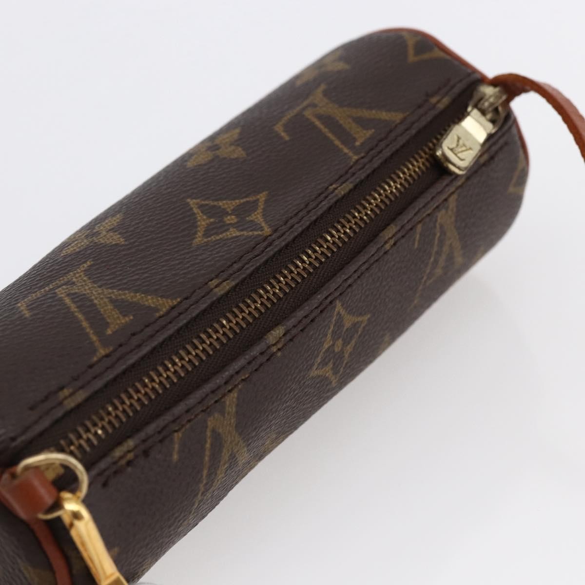 Louis Vuitton Papillon Pochette Monogram Canvas, BROWN, CANVAS, Handbag
