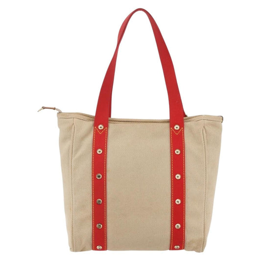 Louis Vuitton Antigua Tote Canvas, BEIGE, CANVAS, Tote bag