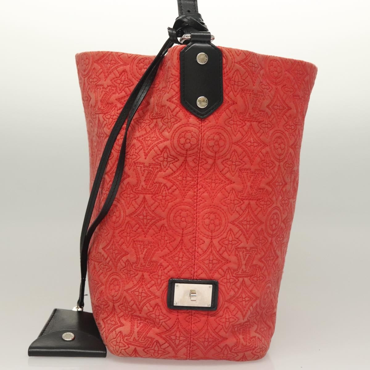 Louis Vuitton Antheia Hobo Leather, ORANGE, LEATHER, Shoulder bag