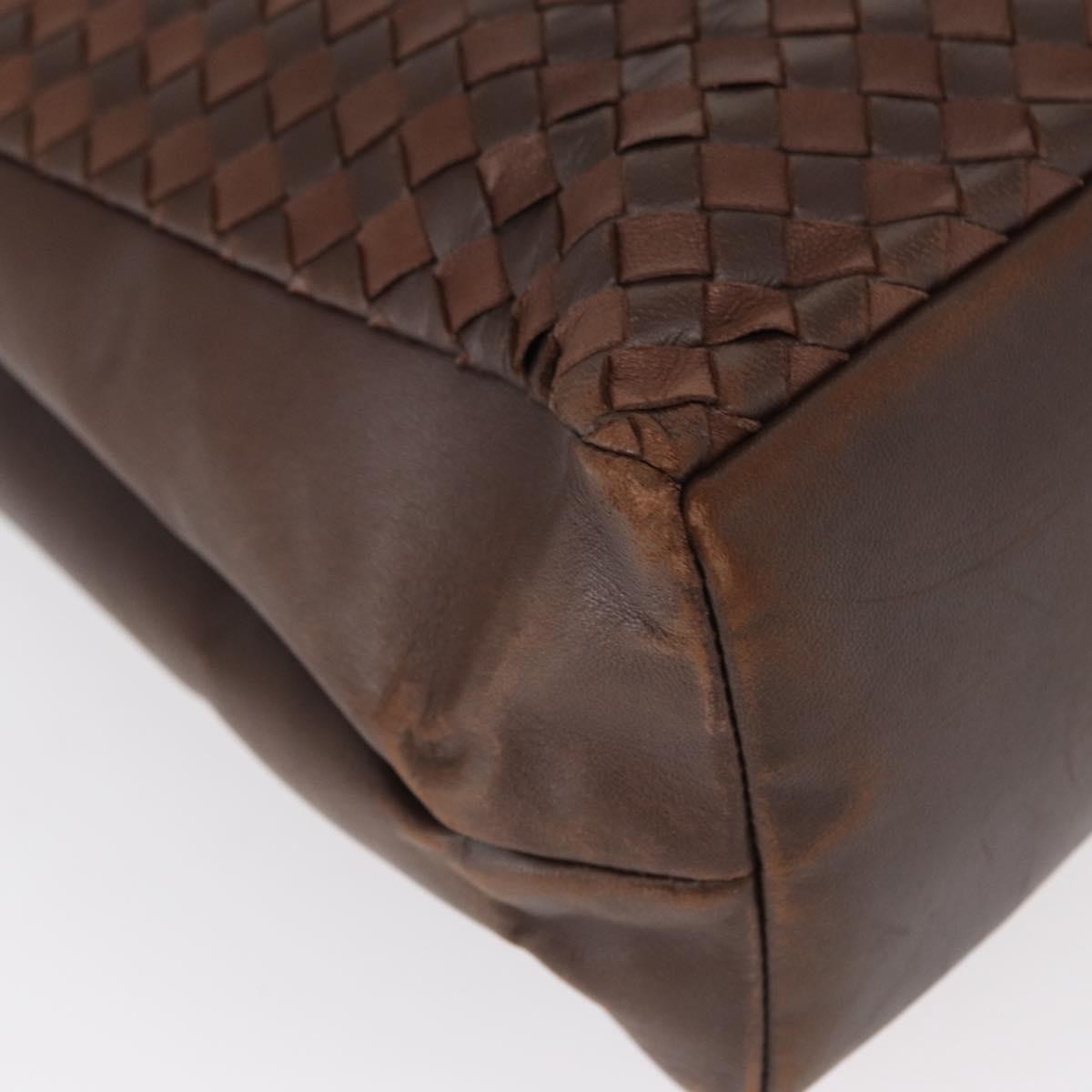 Bottega Veneta Tote Intrecciato Nappa, BROWN, LEATHER, Tote bag