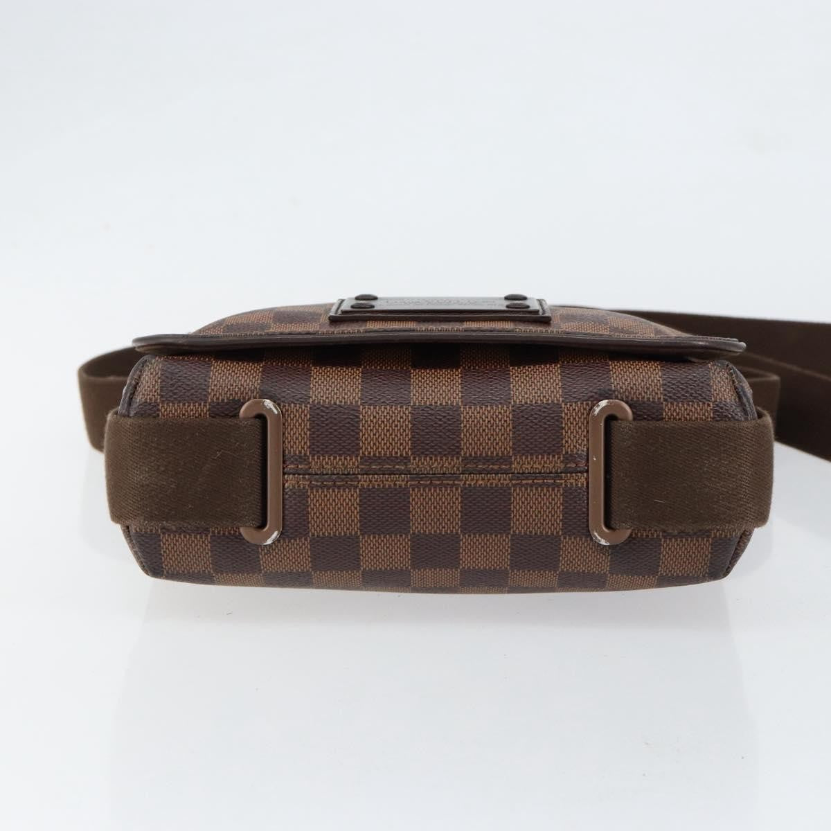 Louis Vuitton Brooklyn Handbag Damier, BROWN, CANVAS, Shoulder bag