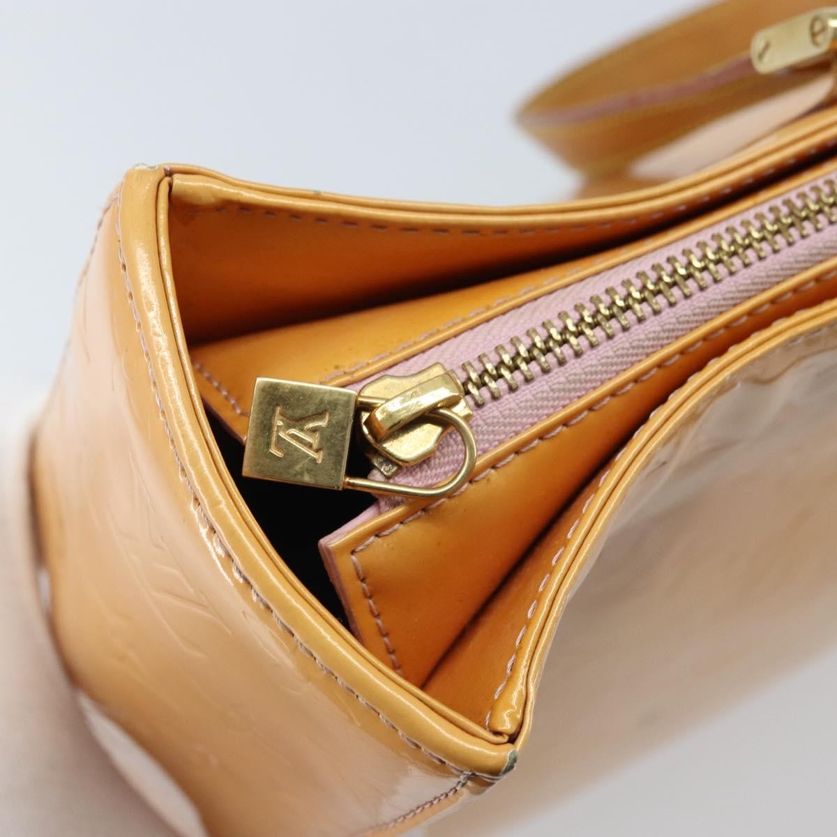 Louis Vuitton Columbus Handbag Monogram Vernis, Beige, Patent Leather, Tote Bag