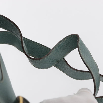 Gucci Vintage Bamboo Backpack Suede, TURQUOISE, SUEDE, Backpack