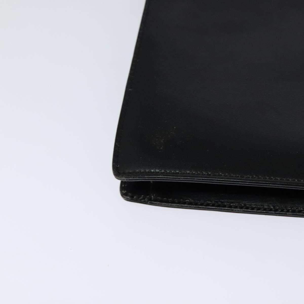 Gucci Vintage Flap Shoulder Bag Leather, BLACK, LEATHER, Shoulder bag