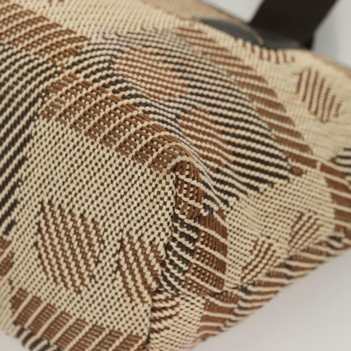 Bally Vintage Tote Bag Canvas, BROWN, CANVAS, Tote bag