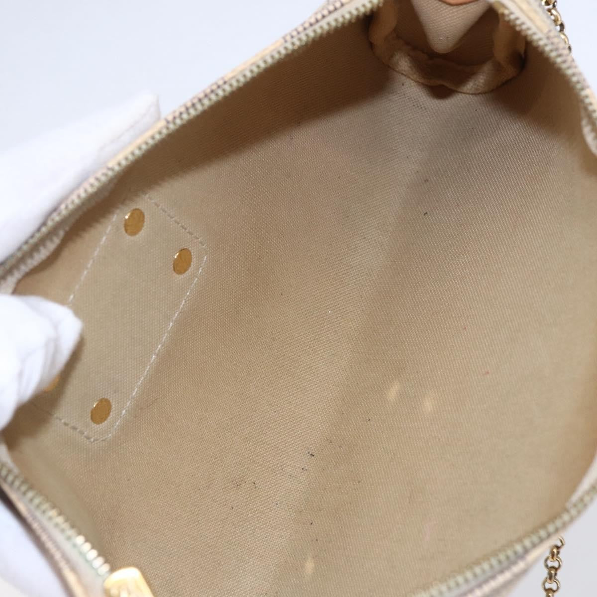 Louis Vuitton Eva Handbag Damier, BEIGE, CANVAS, Handbag