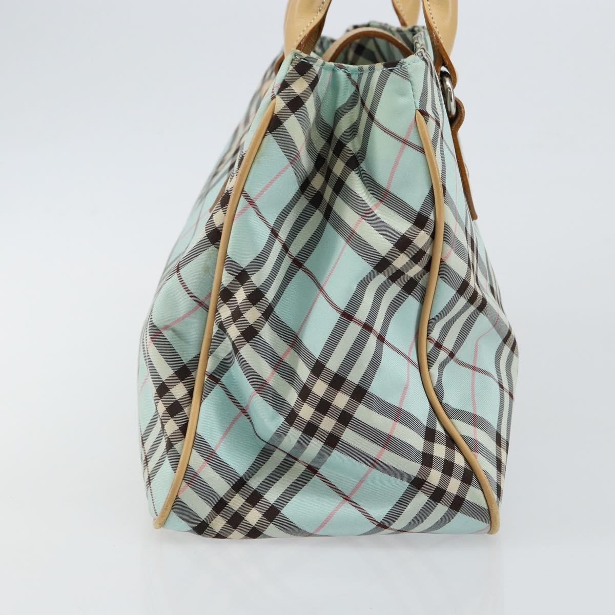 Burberry Nova Check Tote Nylon, BLUE, NYLON, Tote bag