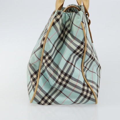 Burberry Nova Check Tote Nylon, BLUE, NYLON, Tote bag