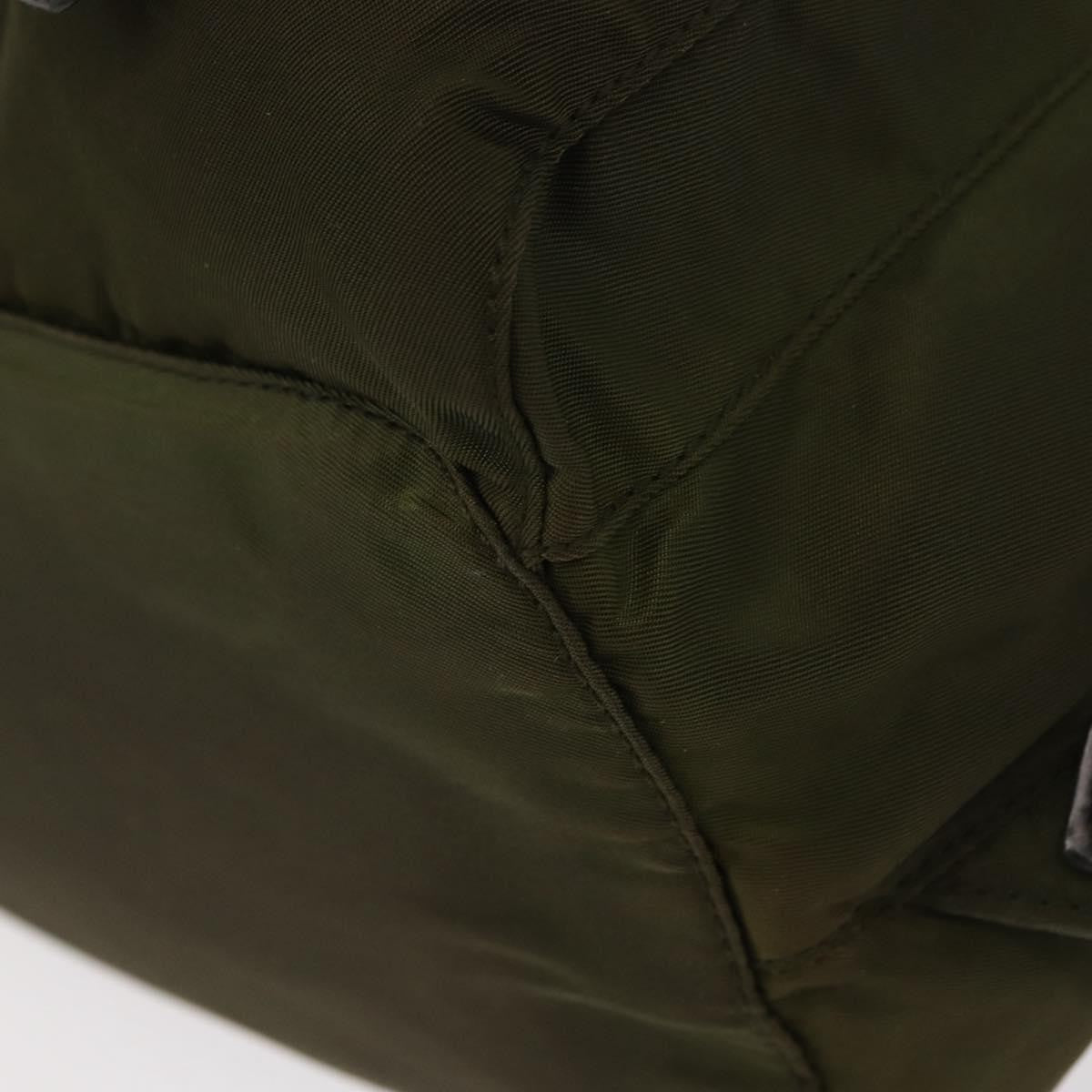 Prada Double Front Pocket Backpack Tessuto, GREEN, NYLON, Backpack