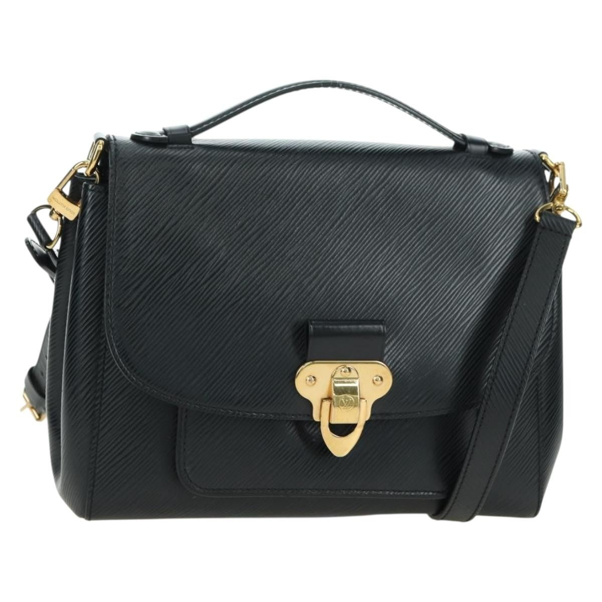 Louis Vuitton Boccador Handbag Epi Leather, Black, Leather, Shoulder Bag