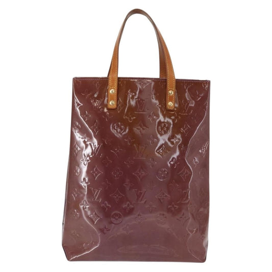 Louis Vuitton Reade Handbag Monogram Vernis, PURPLE, PATENT_LEATHER, Handbag