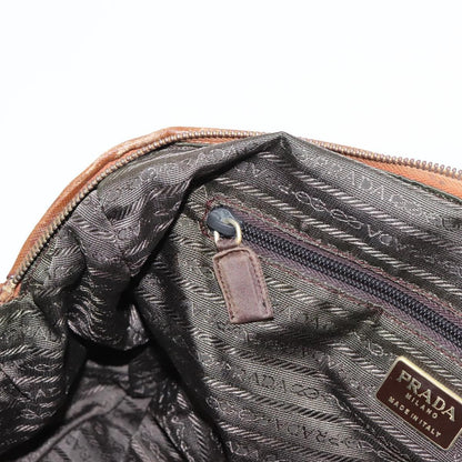 Prada Chain Shoulder Bag Tessuto, BEIGE, NYLON, Shoulder bag