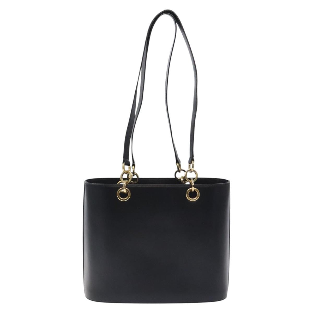 Salvatore Ferragamo Vintage Tote bag Leather, BLACK, LEATHER, Tote bag