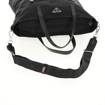 Prada Vintage Tote Tessuto, BLACK, NYLON, Tote bag