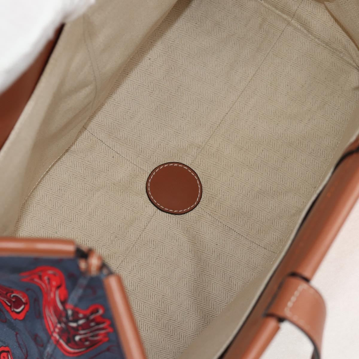 Loewe Paula's Ibiza Cushion Tote Printed Canvas, RED, CANVAS, Tote bag