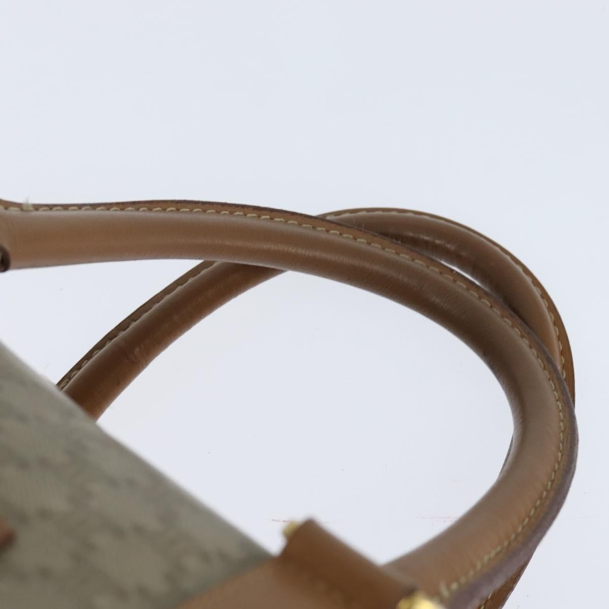 Celine Vintage Macadam Boston bag Canvas, BEIGE, CANVAS, Travel bag