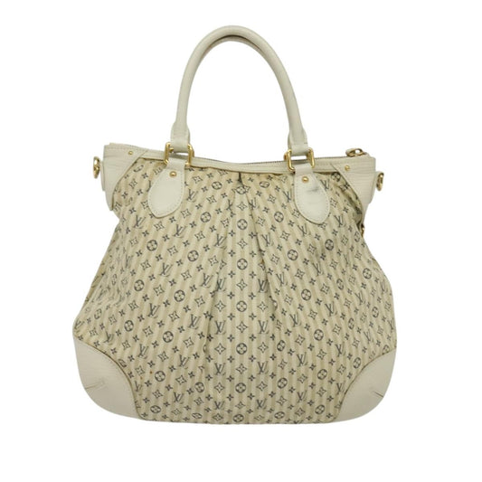 Louis Vuitton Marina Handbag Mini Lin Croisette, BEIGE, CANVAS, Handbag