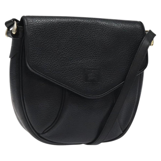 Burberry Flap Shoulder Bag Leather, BLACK, LEATHER, Shoulder bag