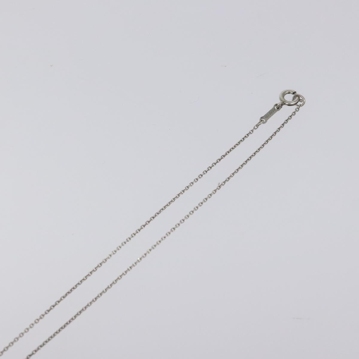 Tiffany & Co. Elsa Peretti Open Heart Pendant Necklace Sterling Silver, SILVER, SILVER, Necklace