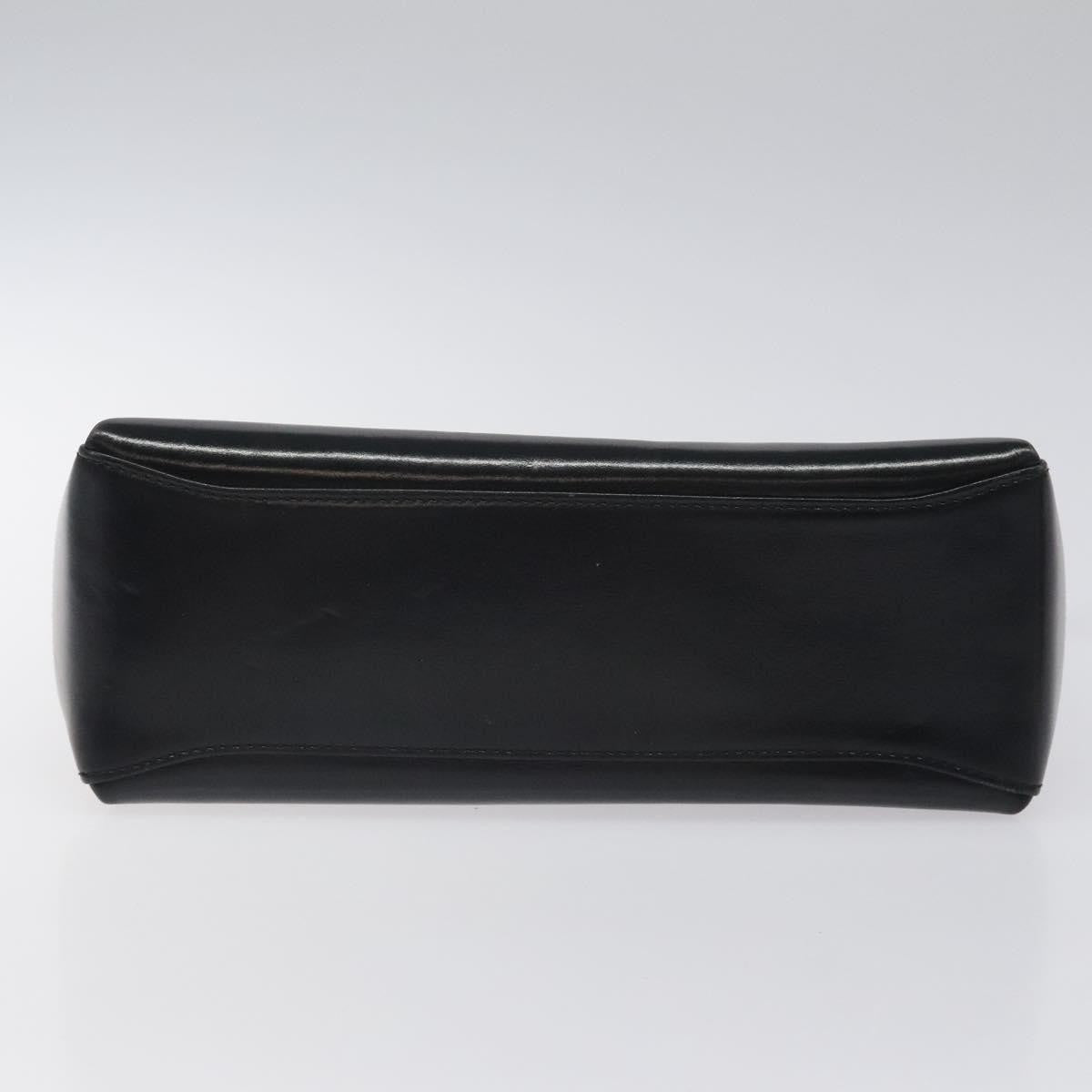 Gucci Vintage Convertible Bamboo Box Crossbody Bag Leather, BLACK, LEATHER, Crossbody bag