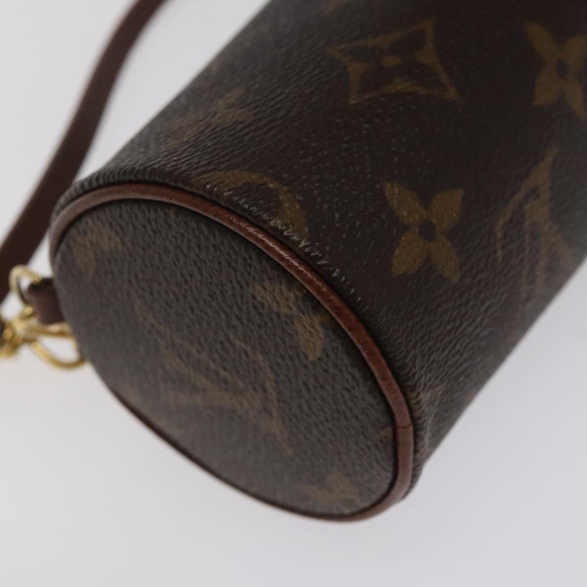 Louis Vuitton Papillon Pochette Monogram Canvas, BROWN, CANVAS, Handbag