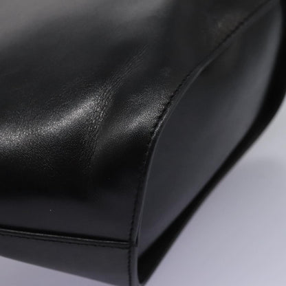 Salvatore Ferragamo Vintage Shoulder Bag Leather, BLACK, LEATHER, Shoulder bag