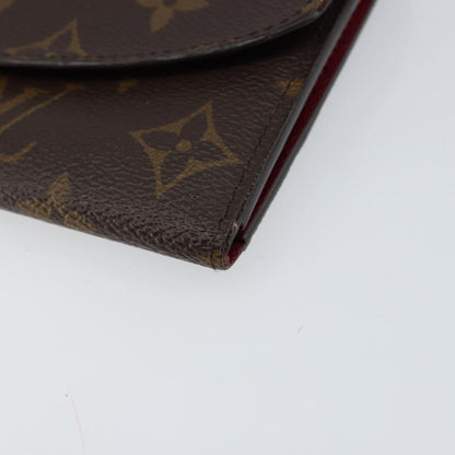 Louis Vuitton Emilie Wallet Monogram Canvas, BROWN, CANVAS, Wallets