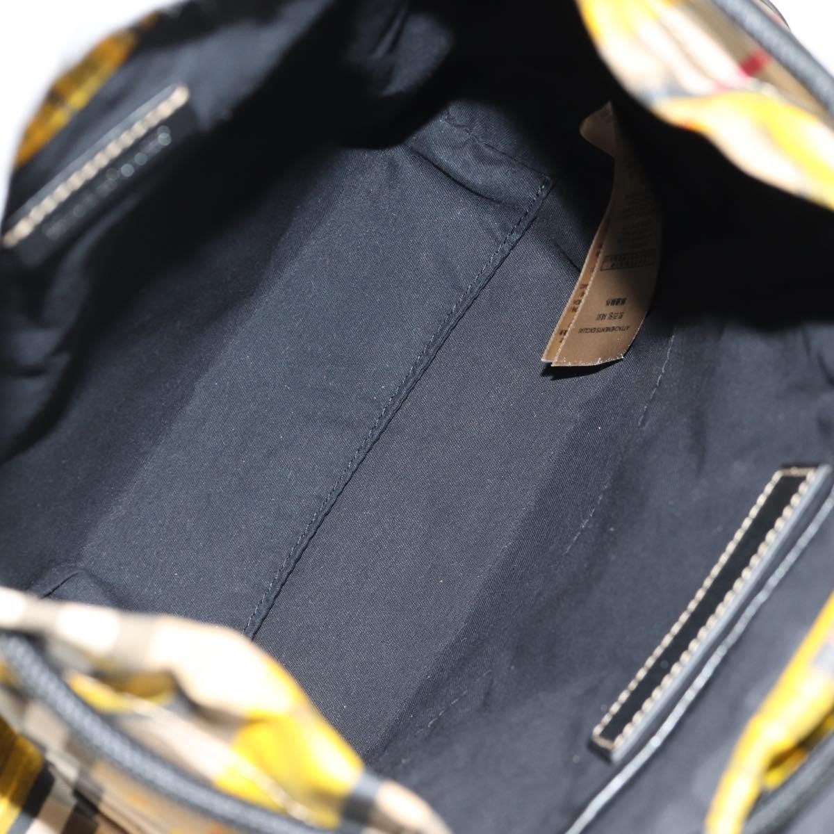 Burberry Graffiti Rucksack Backpack Vintage Check Canvas, BEIGE, CANVAS, Backpack