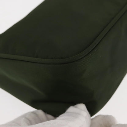 Prada Pochette Shoulder Bag Tessuto, KHAKI, NYLON, Clutche & pouche