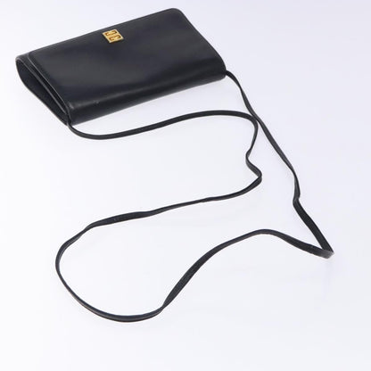 Givenchy Vintage 4G shoulder bag Leather, BLACK, LEATHER, Shoulder bag