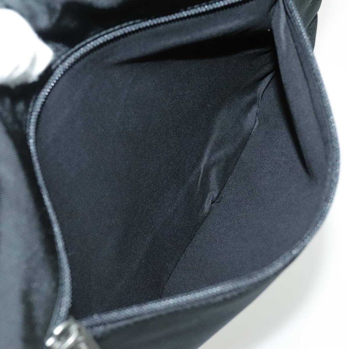 Balenciaga Logo Pouch Canvas, BLACK, CANVAS, Clutche & pouche