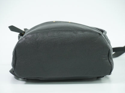 Louis Vuitton Sorbonne Backpack Monogram Empreinte Leather, BLACK, LEATHER, Backpack
