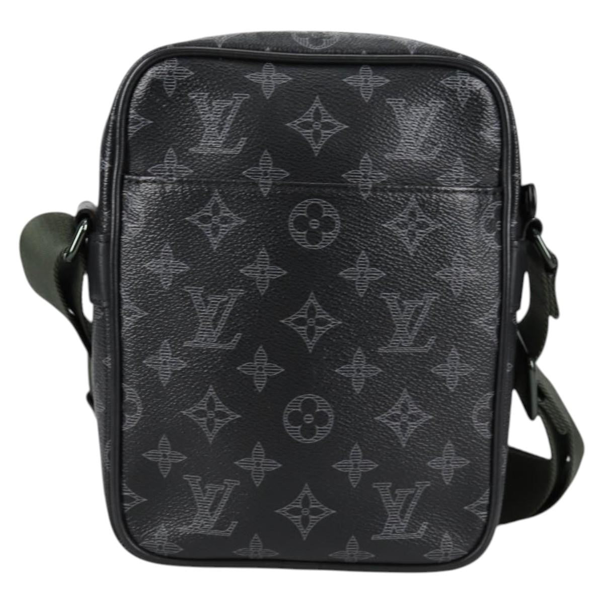 Louis Vuitton Danube Handbag Limited Edition Vivienne Monogram Eclipse, BLACK, CANVAS, Handbag